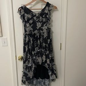 Joyfolie black floral dress